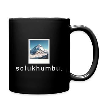 Mont Everest Solukhumbu Rétro Photo - Mug uni - noir - Droite