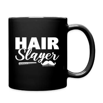 Hair Slayer Friseur - Tasse einfarbig - Schwarz - Rechts