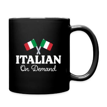 Traducteur Italien Interprète Italien - Mug uni - noir - Droite