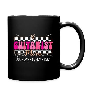 Guitare Musicienne Maman Guitariste - Mug uni - noir - Droite