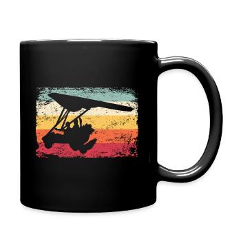 Paratrike Moteur Deltaglider Deltatrike - Mug uni - noir - Droite