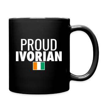 Fier drapeau ivoirien de la Côte d’Ivoire - Mug uni - noir - Droite