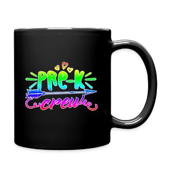 Pre k Teacher Crew - Full Colour Mug - black - Right
