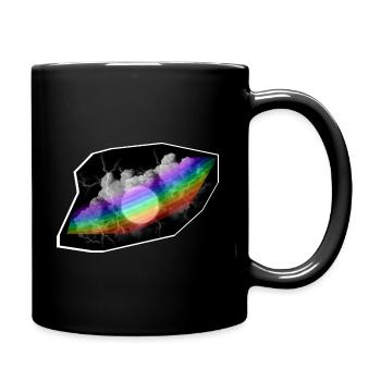 Rainbow Storm - Full Colour Mug - black - Right