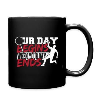 Forensic Investigation, Crime Scene - Full Colour Mug - black - Right