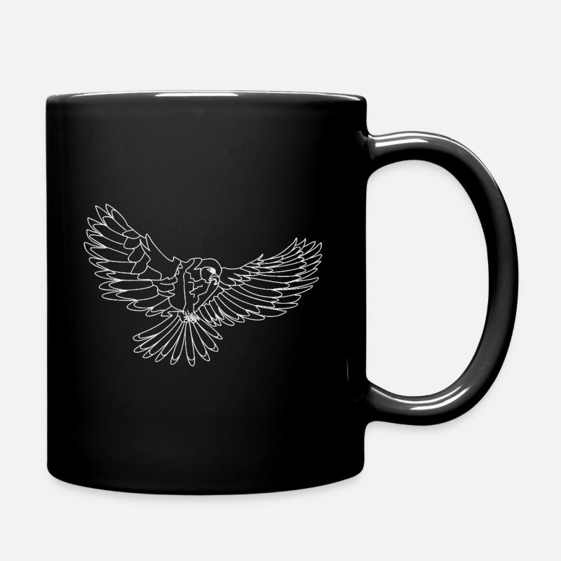 Ein Raubvogel - Tasse einfarbig - Schwarz