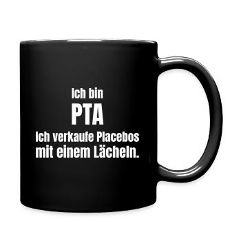 Pharmazeutisch Technische Assistentin - Tasse einfarbig - Schwarz - Rechts