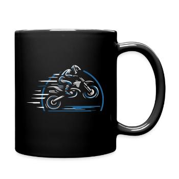 supermotard - Mug uni - noir - Droite