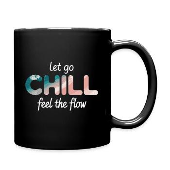Flow Shirt for Vacation & Vibes - Full Colour Mug - black - Right