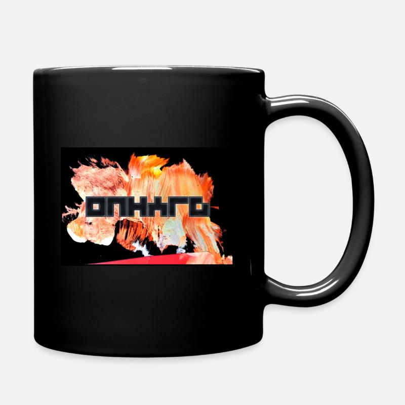 Orange ist das neue blaue, Dämonen-Logo - Tasse einfarbig - Schwarz