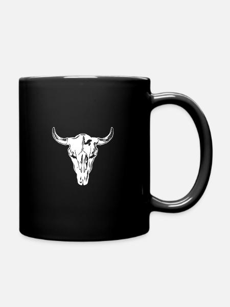 Wild west logo - Full Colour Mug - black