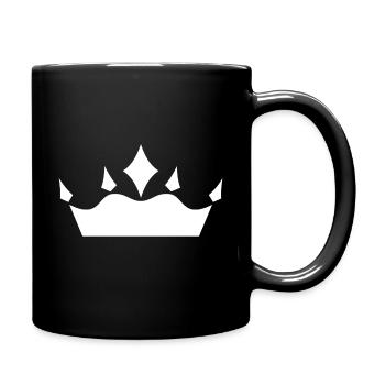 crown - Full Colour Mug - black - Right