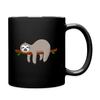 Paresseux paresseux fatigué l’idée de cadeau Sloth - Mug uni - noir - Droite