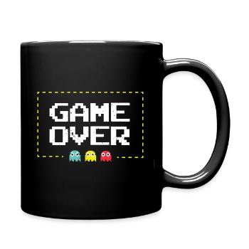 Game Over Retro Vintage Gaming - Mug uni - noir - Droite