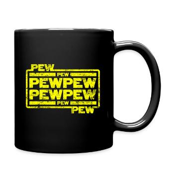 Pew Pew Pew - Full Colour Mug - black - Right