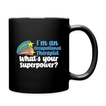 Super Occupational Therapist - Full Colour Mug - black - Right