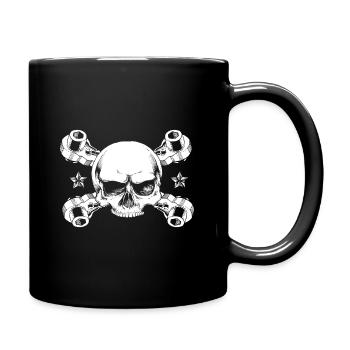 Gerüstbauer - Tasse einfarbig - Schwarz - Rechts