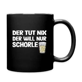 Pfälzer wine spritzer spritzer funny gift Pälzer - Full Colour Mug - black - Right