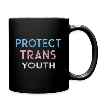 Pro Transgender Gift - Full Colour Mug - black - Right
