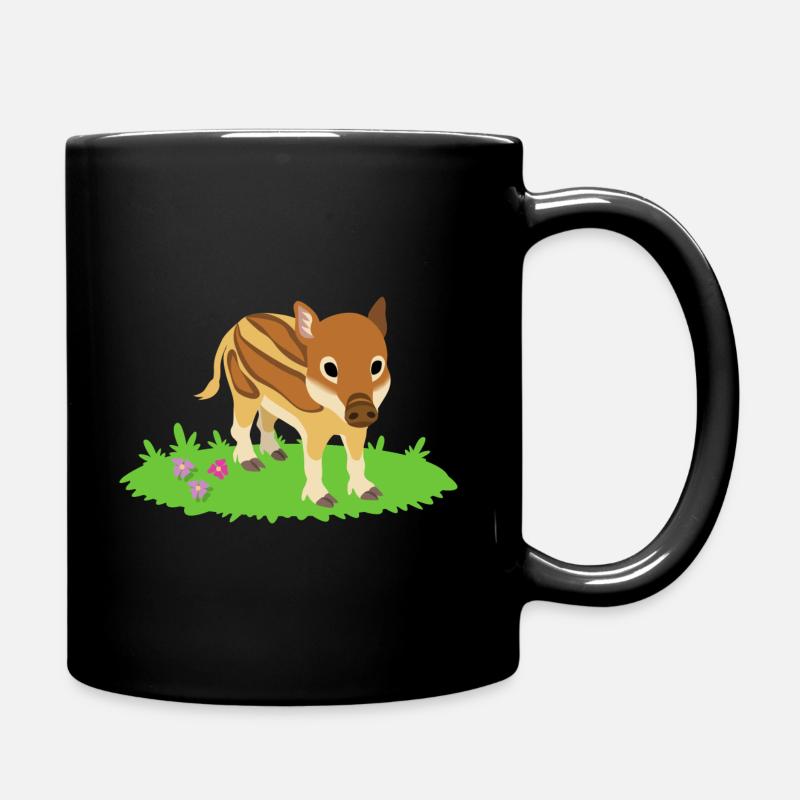 Sanglier - Mug uni - noir