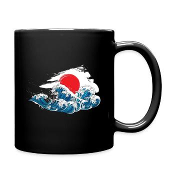 Japan - Tasse einfarbig - Schwarz - Rechts