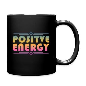Positive energy - Full Colour Mug - black - Right