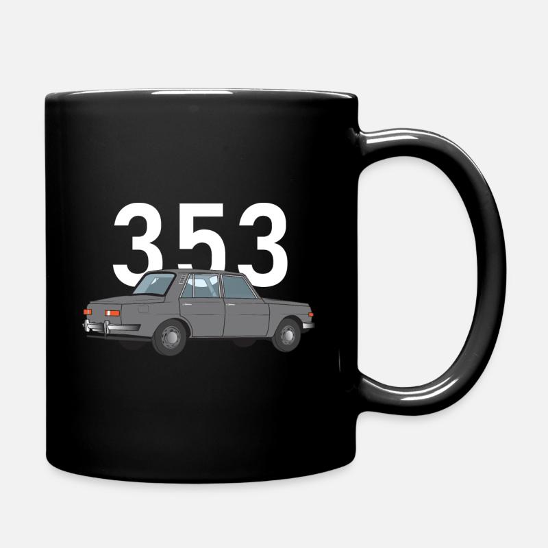 353 grau - Tasse einfarbig - Schwarz