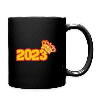 2023 - Tasse einfarbig - Schwarz - Rechts