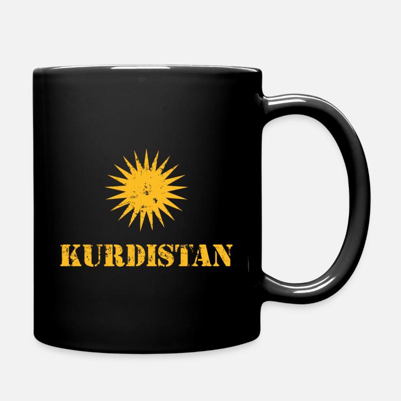 Kurdistan Flagge Geschenk Kurde Kurdisch Heimat - Tasse einfarbig - Schwarz