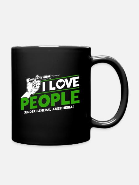 Anesthésie anesthésiste anesthésique médecin - Mug uni - noir