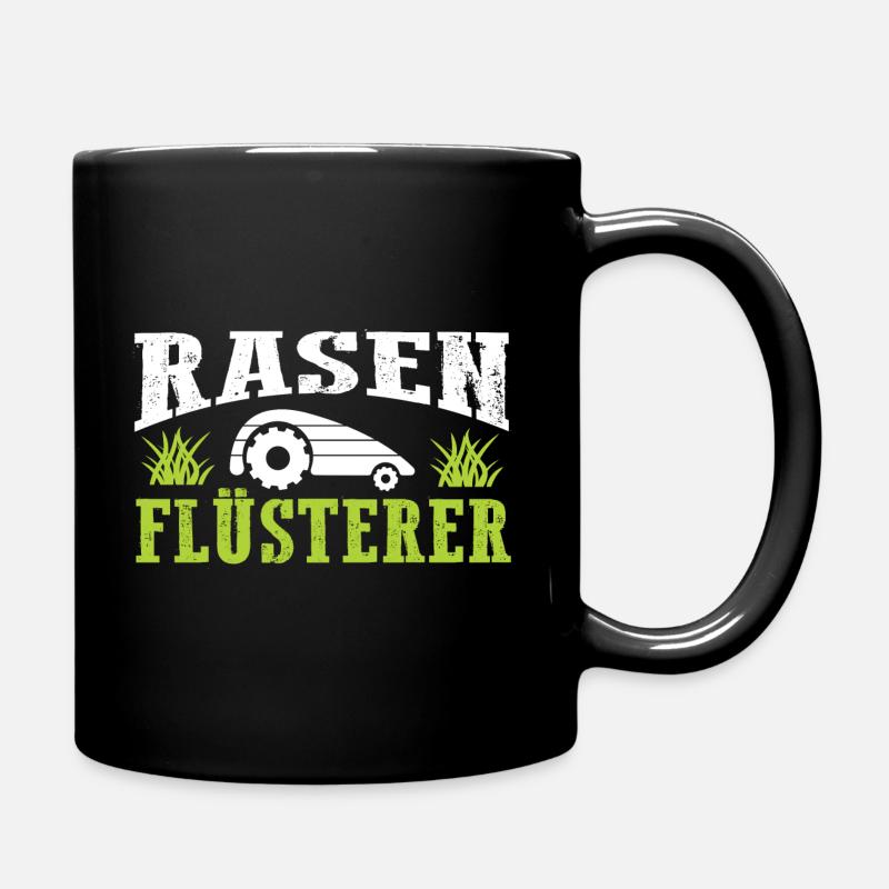 Rasen Flüsterer Mähroboter Rasenroboter Gärtner - Tasse einfarbig - Schwarz
