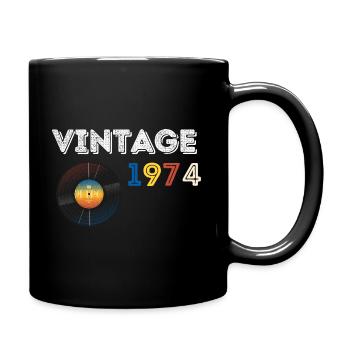 Record vintage 48 ans 1974 anniversaire - Mug uni - noir - Droite