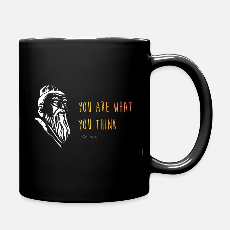 Confucianisme Proverbes de Confucius - Mug uni - noir