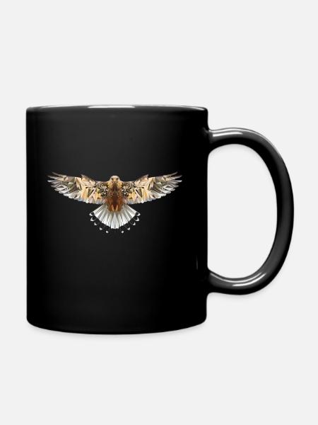 Falke Polygon Design Selfmade - Tasse einfarbig - Schwarz