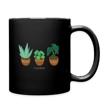 plant lover plant love - Full Colour Mug - black - Right
