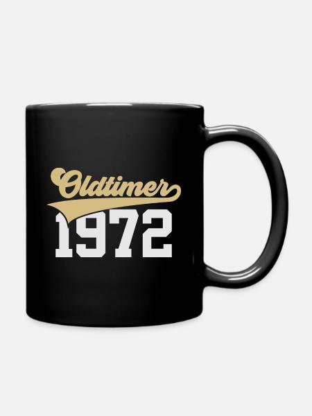 54E VOITURE DE COLLECTION ANNIVERSAIRE 1972 - Mug uni - noir
