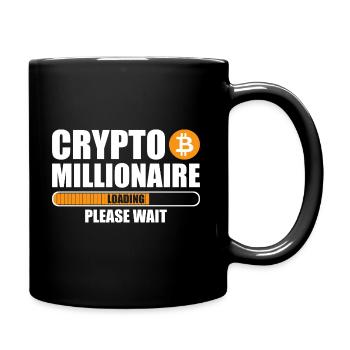 Crypto Investor Blockchain Bitcoin Geschenke - Tasse einfarbig - Schwarz - Rechts