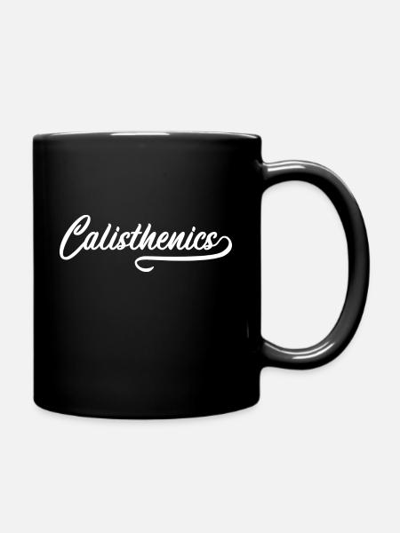 Freiübungen - Tasse einfarbig - Schwarz