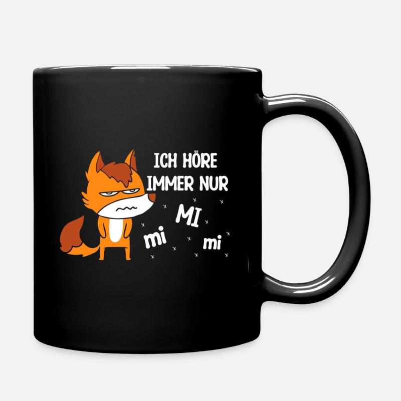 Ich Höre Immer Nur MiMiMi FunStatement - Tasse einfarbig - Schwarz