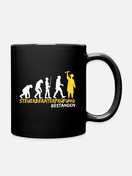 Steuerberater Prüfung bestanden Bestandene Lustig - Tasse einfarbig - Schwarz