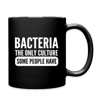 La seule culture. Poison pour personne honnête - Mug uni - noir - Droite