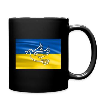 Arrêtez la guerre - Mug uni - noir - Droite
