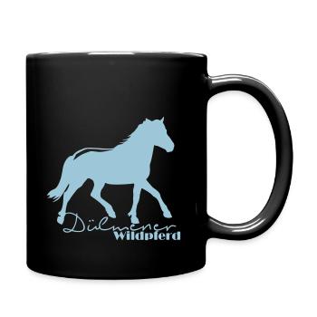 Dülmer Wildpferd - Tasse einfarbig - Schwarz - Rechts