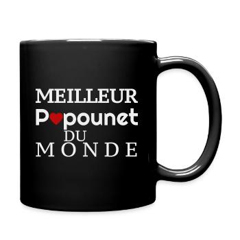 Meilleur Papounet du Monde! - Mug uni - noir - Droite