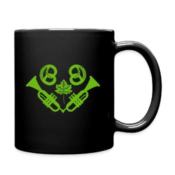 Pretzel - Marquee - Beer Tent - Party - Folk Festival - Full Colour Mug - black - Right