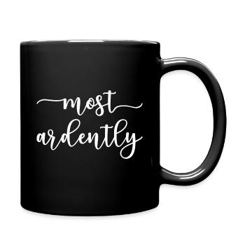 Stolz und Vorurteil Mr. Darcy - Most Ardently I - Tasse einfarbig - Schwarz - Rechts