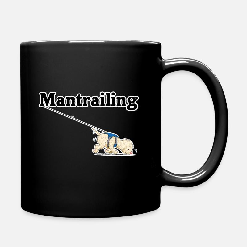Mantrailing1 2 - Mug uni - noir