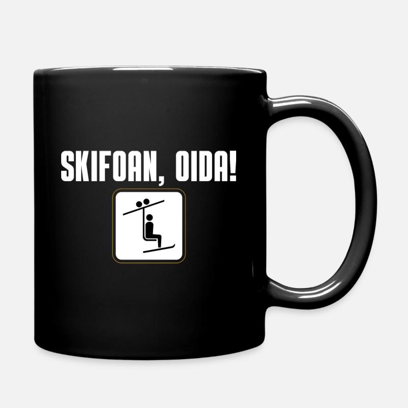 Skifoan - Tasse einfarbig - Schwarz