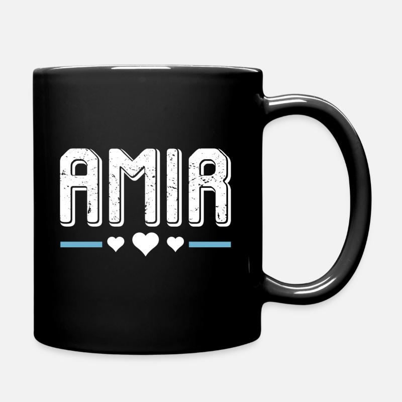 Amir - Mug uni - noir