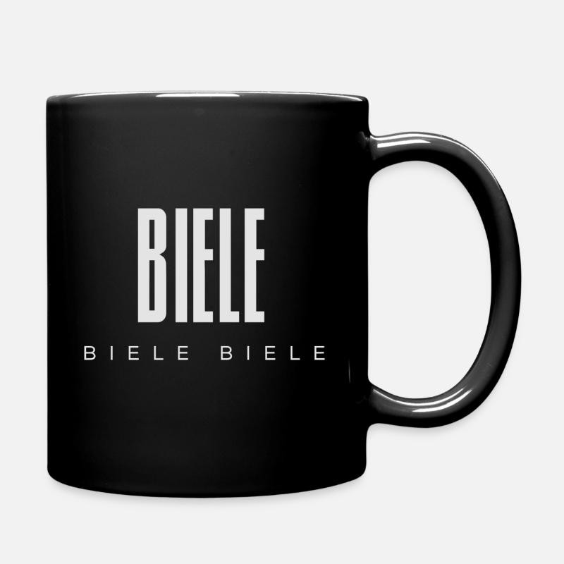 BIELE BIELE BIELE - Tasse einfarbig - Schwarz
